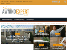 Tablet Screenshot of chicagosawningexpert.com